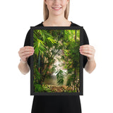 Tableau bambou et cascade secrete