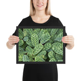 Tableau jungle tropicale et verdoyante