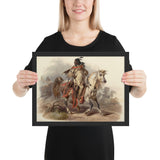 Tableau Cheval Indien et Sauvage en Amérique