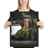 Tableau Eléphant d'Afrique sur la Route