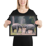 Tableau Eléphant Relief Moderne