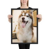 Tableau Chien Heureux et Souriant