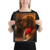 Tableau Animaux Beagle Au Bandana Rouge