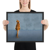 tableau photographie chat sur le mur