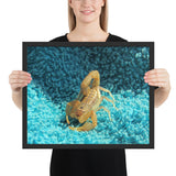 Tableau Scorpion Transparent à la Piscine