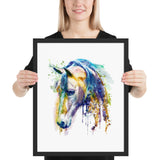 Tableau Abstrait Cheval Mélancolique moderne