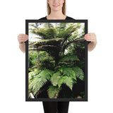 Tableau jungle fougères moderne