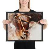 Tableau Cheval Design peint