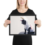 Tableau Chiot en Pull Licorne
