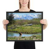 Tableau Montagne Ours Haute Définition