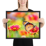 Tableau XXL de Papillons Butinant