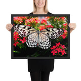 Tableau de Papillons Rouges Somptueux