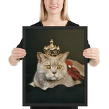 Tableau  Chat Original Couronne