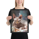 Tableau Chat <Br> Tigre Sphynx