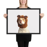 Tableau Chien Déguisé Ours