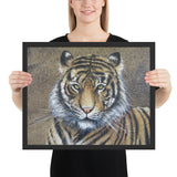 tableau moderne tigre peinture (graffiti)