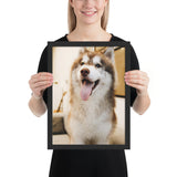 Tableau Animaux Chien Heureux