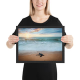 Tableau Tortue Coucher de Soleil