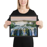 Tableau deco tropical cascade d'iguazu