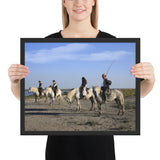 Tableau Déco Chevaux Camargue