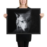 Tableau Loup Blanc