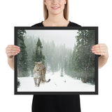 Tableau Léopard dans la Forêt