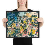 tableau moderne style graffiti