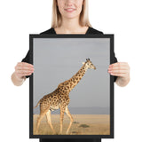 Tableau Girafe au Long coup