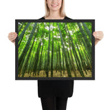Tableau jungle bambou