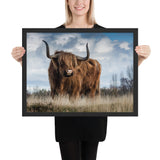 Tableau Déco Vache Ecossaise