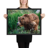 Tableau  Ours Massif dans l'Herbe