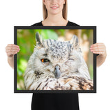 Tableau Hibou (Clin d'Oeil Orangé)