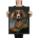 Tableau chien aristocrate (beagle au grande oreilles)