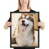 Tableau Chien Souriant