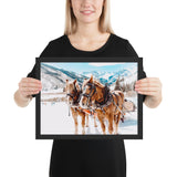 Tableau Déco Chevaux