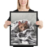 Tableau Chat sur un fauteuil Mignon