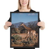 Tableau Africain Girafe XXL
