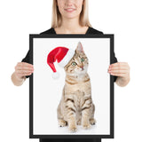 tableau design chat en costume