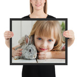 Tableau Animaux Lapin en Peluche