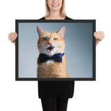 Tableau chat contemporain noeud pap