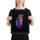 Toile déco Cheval Coloré