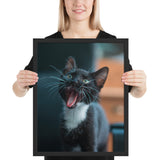 Tableau Chaton Gueule Ouverte