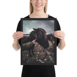 Tableaux Cheval Noir Moderne