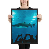 Tableau Requin Géant Aquarium