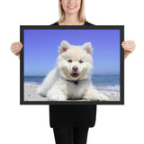 Tableau Chiot Pelage Blanc