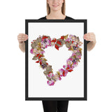 Tableau coeur papillon symbole