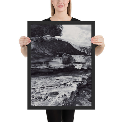 Tableau Montagne Noir et Blanc Zoom