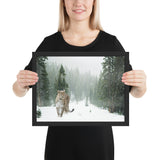 Tableau Léopard dans les Montagnes