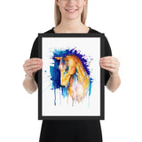 Tableau Chevaux Aquarelle