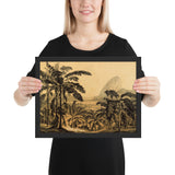 Tableau jungle ancienne